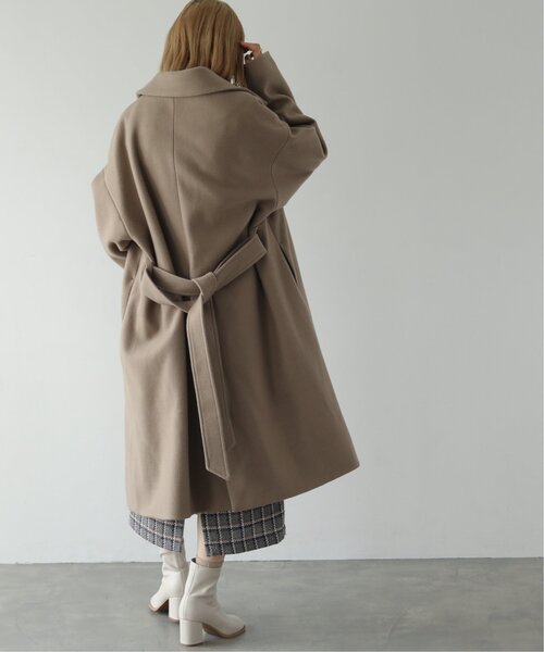 「RAY CASSIN」 チェスターコート FREE グレイッシュベージュ レディース_画像5