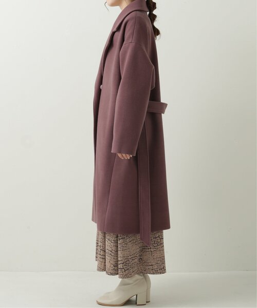 「RAY CASSIN」 チェスターコート FREE グレイッシュベージュ レディース_画像9