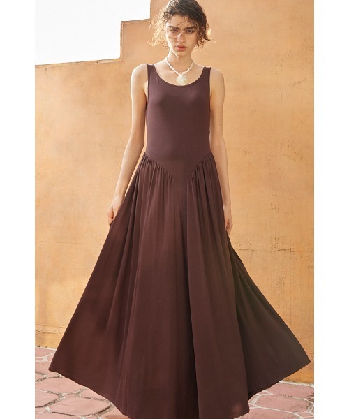 Estella.K ワンピース Vera Open Back Dress タンクカットロングドレス