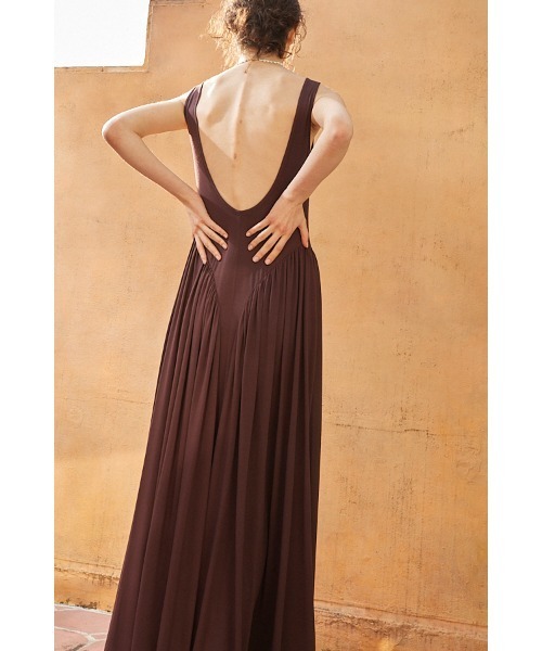 Estella.K ワンピース Vera Open Back Dress タンクカットロングドレス