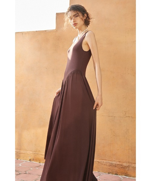 美品♡Estella.K ワンピース ロングワンピース Estella.K ワンピース Vera Open Back Dress タンクカットロングドレス