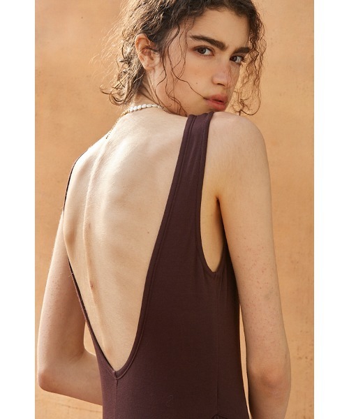 Estella.K ワンピース Vera Open Back Dress タンクカットロングドレス