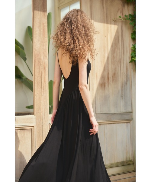 Estella.K ワンピース Vera Open Back Dress タンクカットロングドレス