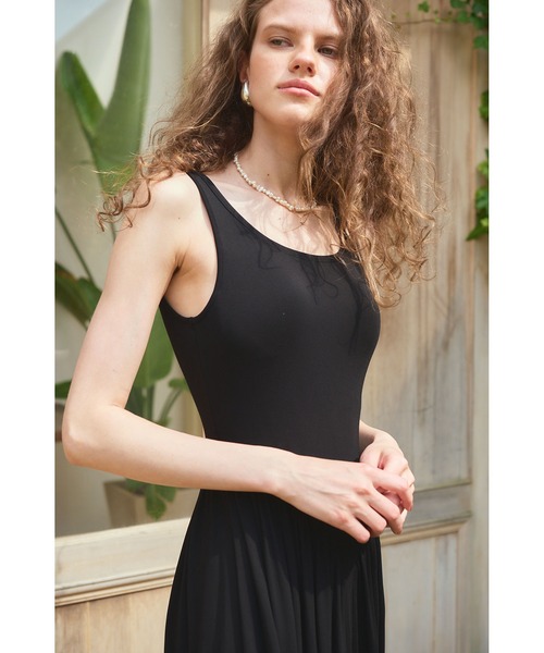 Estella.K ワンピース Vera Open Back Dress タンクカットロングドレス