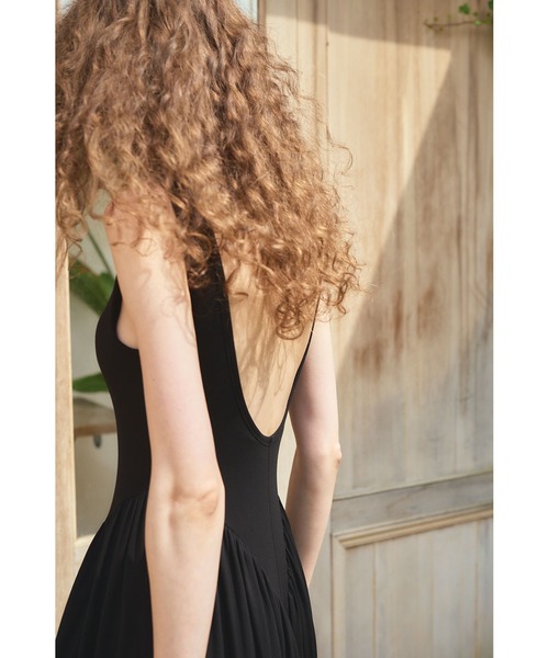 Estella.K ワンピース Vera Open Back Dress タンクカットロングドレス