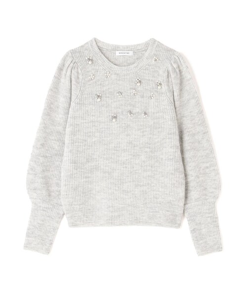 「NATURAL BEAUTY BASIC」 長袖ニット FREE グレー レディース_画像2