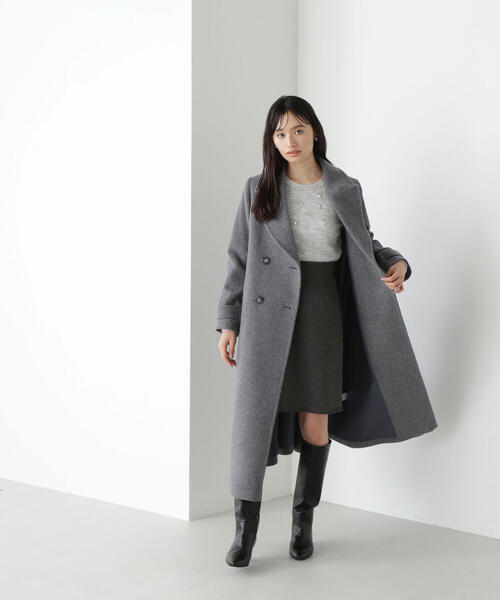 「NATURAL BEAUTY BASIC」 長袖ニット FREE グレー レディース_画像8