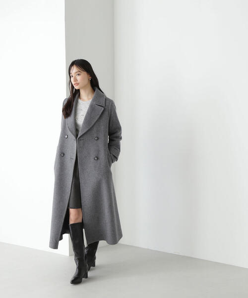 「NATURAL BEAUTY BASIC」 長袖ニット FREE グレー レディース_画像9