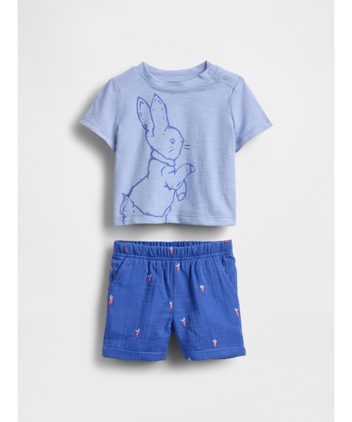 GAP ピーターラビット ベビー服セット 70cm GAP セットアップ ピーターラビット(TM) Tシャツコーデセット