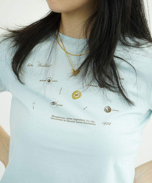 Kijun tシャツ Kijun/キジュン Planet T-Shirt レディース