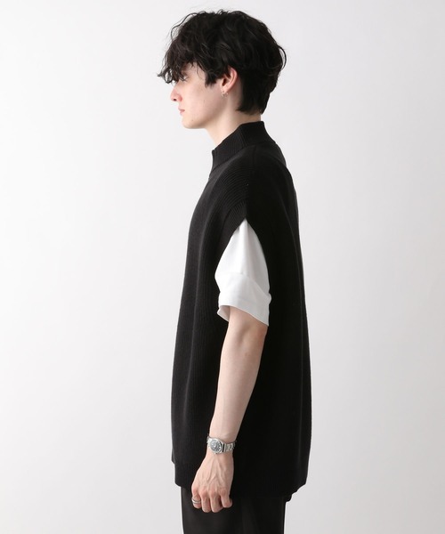 「RAGEBLUE」 半袖ニット LARGE ブラック メンズ
