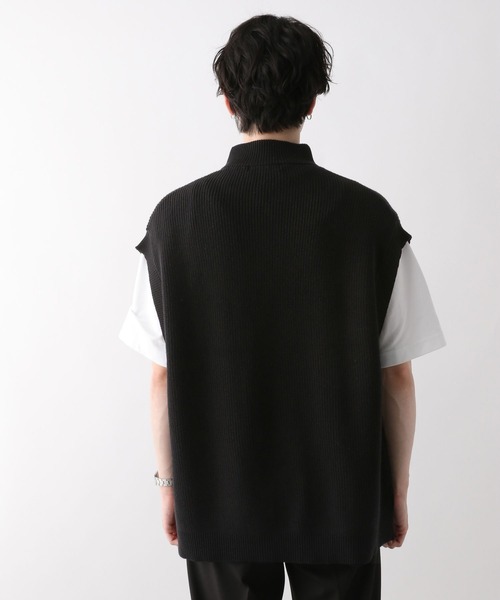 「RAGEBLUE」 半袖ニット LARGE ブラック メンズ