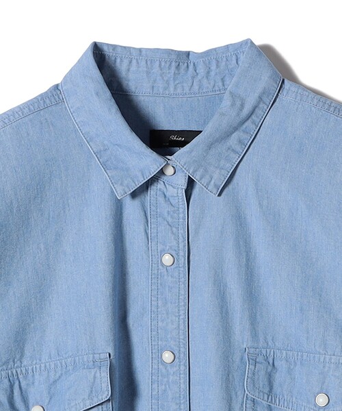 SHIPS（シップス） ブラウス シャツ 「SHIPS別注」JAPAN BLUE JEANS 