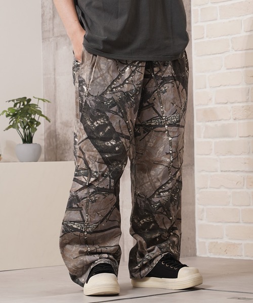 davryu leopard JOGGER フーディ　パンツ Laufer パンツ 「Laufer」 カモフラ柄 パラシュートパンツ