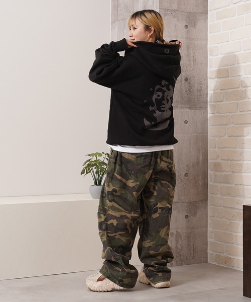 punkandyo カモ トライバル Laufer パンツ 「Laufer」 カモフラ柄 パラシュートパンツ