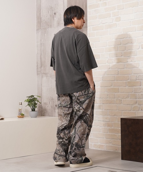 punkandyo カモ トライバル Laufer パンツ 「Laufer」 カモフラ柄 パラシュートパンツ
