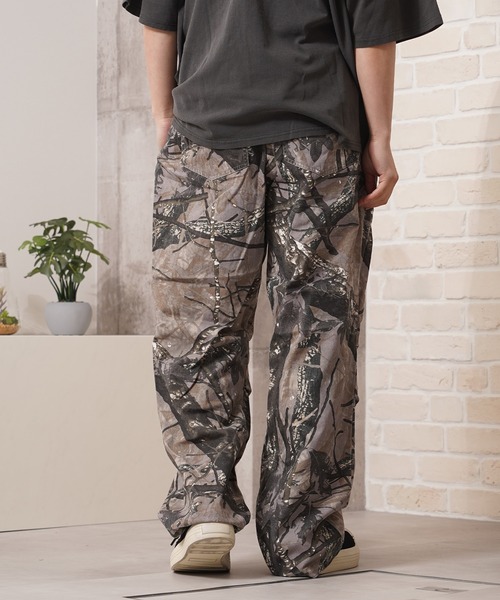 Laufer パンツ 「Laufer」 カモフラ柄 パラシュートパンツ