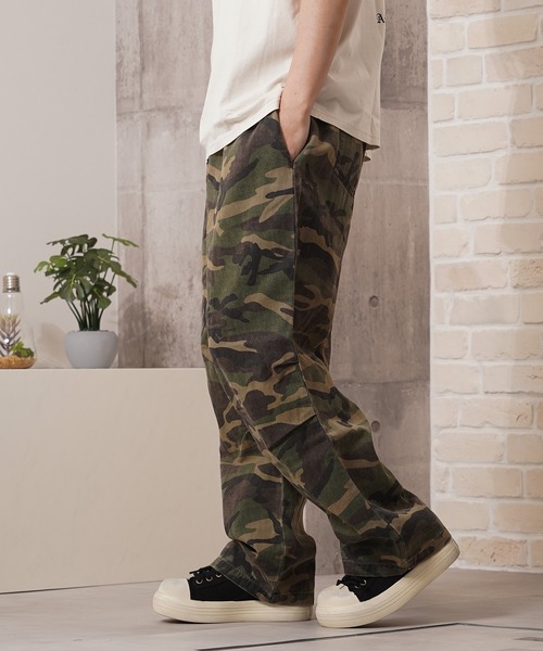 Laufer パンツ 「Laufer」 カモフラ柄 パラシュートパンツ