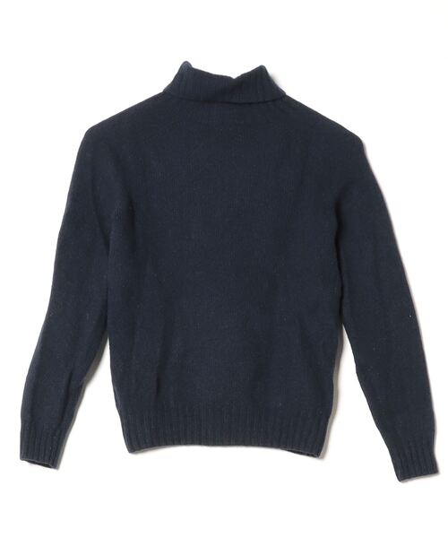 「Morris & Sons」 タートルネックニット 34 ネイビー レディース_画像2