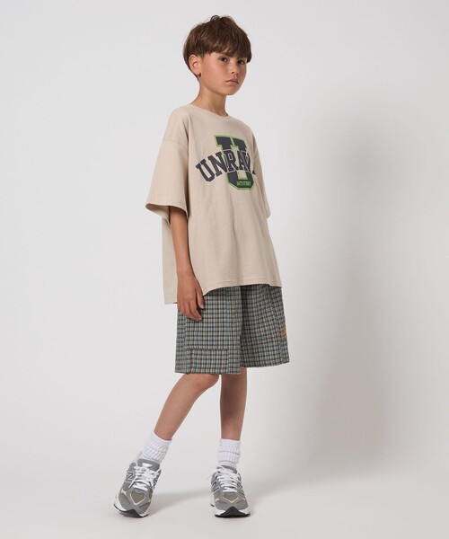 green label relaxing パンツ チェック ビッグポケット ショート