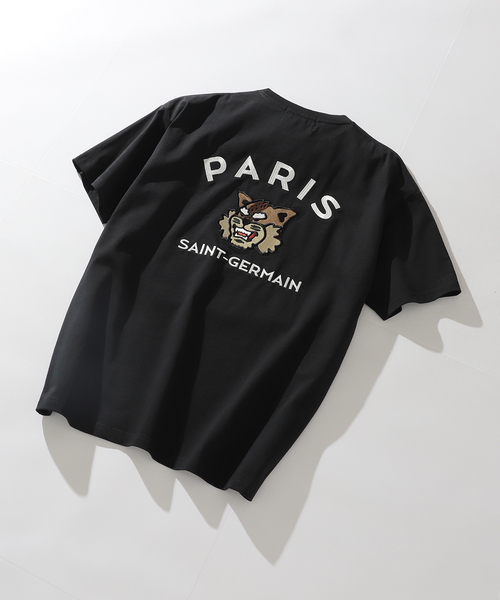 PARIS SAINT-GERMAIN Tシャツ＆ショーツセット tシャツ 「Paris Saint-Germain」カレッジロゴ刺しゅう Tシャツ