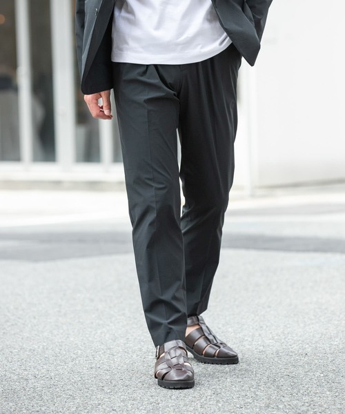 URBAN RESEARCH ROSSO【美品】セットアップ ブラック XL URBAN RESEARCH ROSSO MEN セットアップ 「防シワ」「XLサイズ