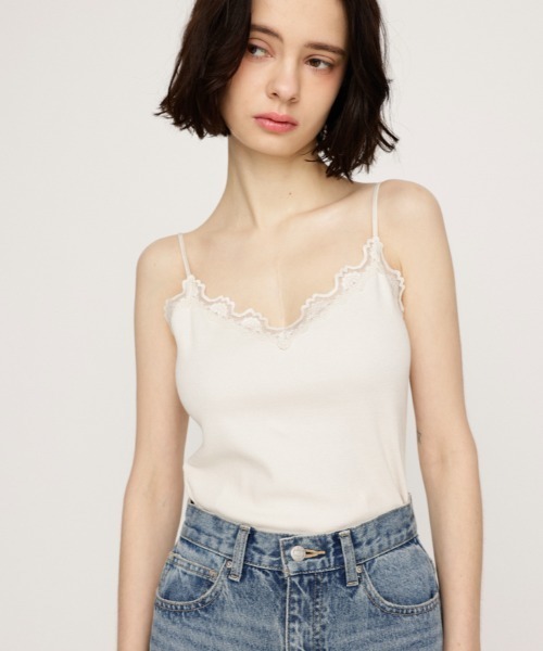 Lace Docking Camisole/レースカットキャミ MAISON SPECIAL(メゾンスペシャル)｜Lace Docking Camisole