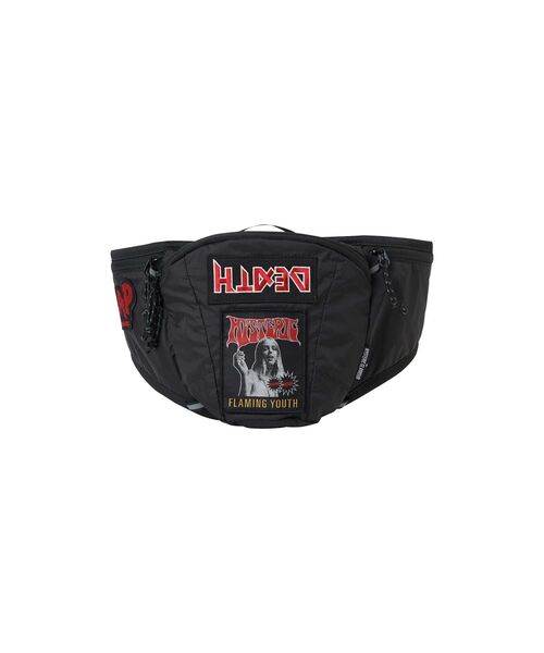 ヒステリックグラマー ウエストポーチ HYSTERIC GLAMOUR ウエストポーチ ワッペンカスタム ウエスト