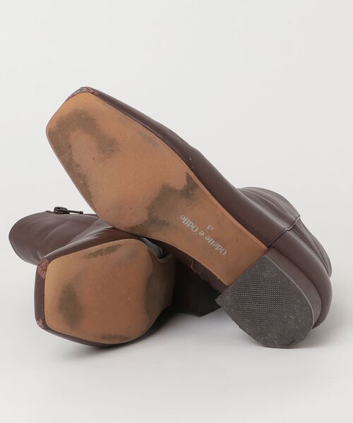 「ODETTE E ODILE」 ショートブーツ 23cm ブラウン レディース_画像3