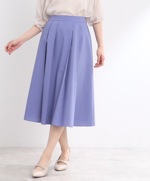 リフレクト　プリーツスカート　黒　プリーツスカート Reflect スカート 「夏SALE／UVカット／マシンウォッシュ可