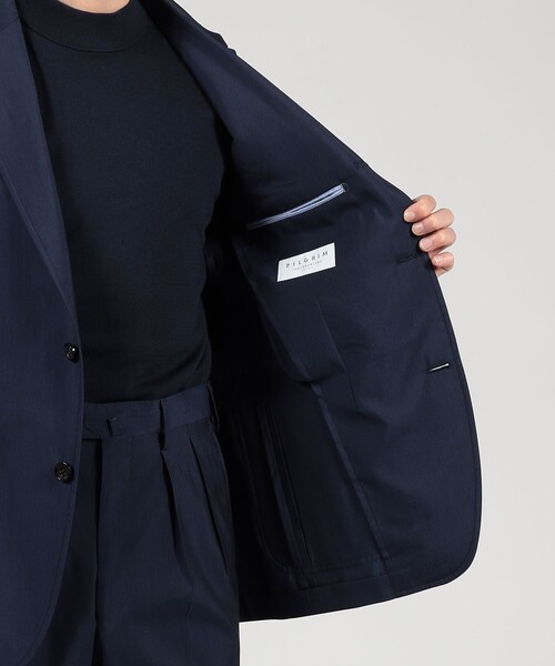 ジャケット テーラードジャケット ウールシルク シューティングジャケット MARZOTTO メンズの画像