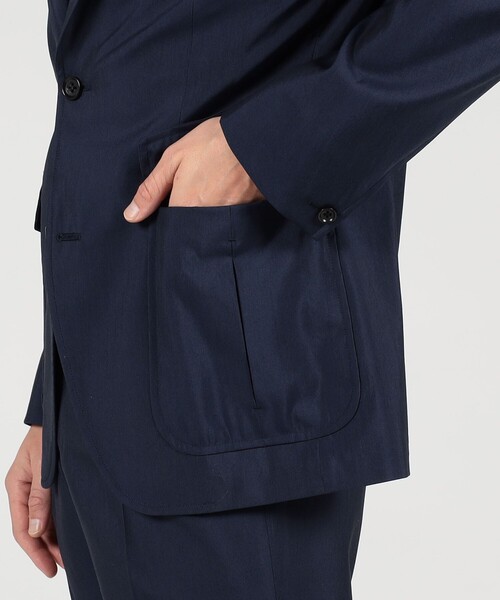 ジャケット テーラードジャケット ウールシルク シューティングジャケット MARZOTTO メンズの画像