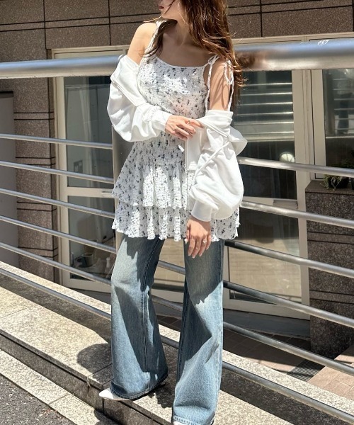 Ray Cassin ワンピース カットキャミミニワンピース : ZOZOTOWN