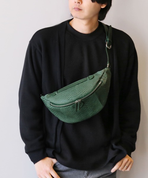 sankyo shokai ショルダーバッグ バッグ ダイヤモンドパイソン