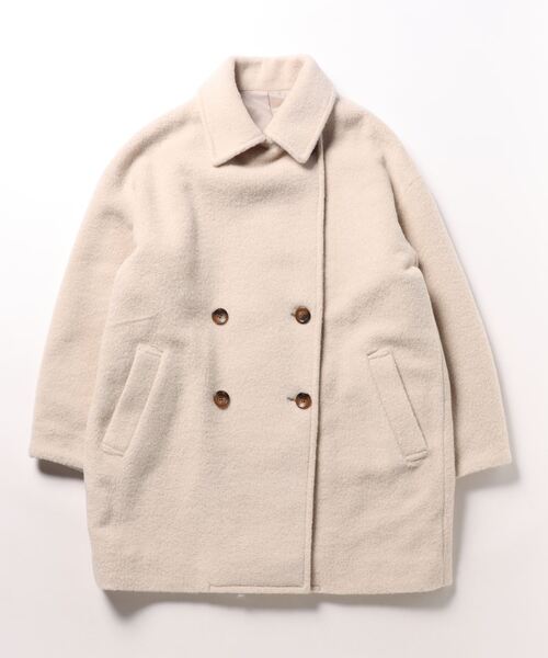 ベージュ ピーコート VIS（ビス） ピーコート FREE ベージュ レディース : ZOZOTOWN Yahoo