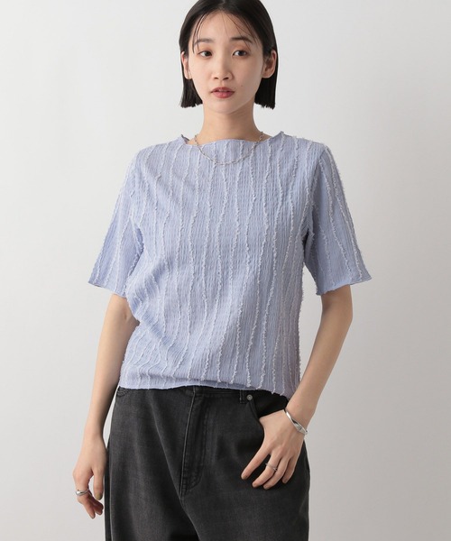 LOWRYS FARM（ローリーズファーム） tシャツ ジャガードフリンジ5S