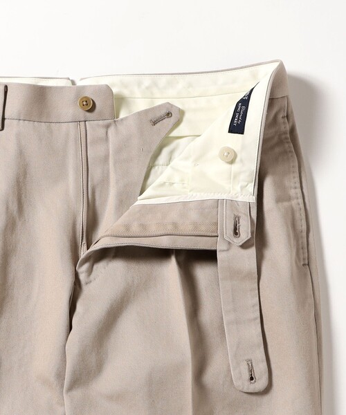 BEAMS F（ビームスF） パンツ コットン 1プリーツ スラックス メンズ