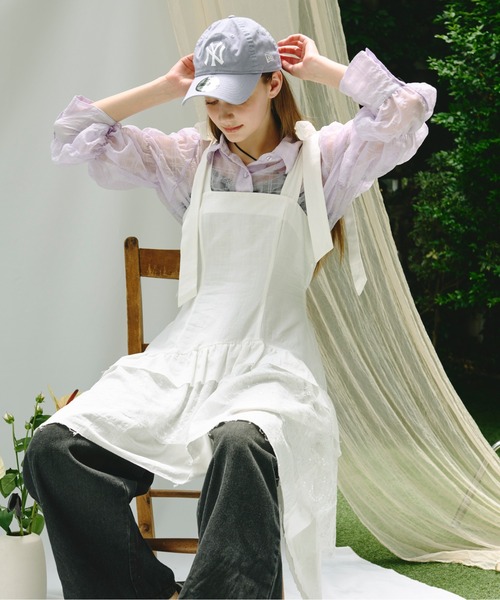 loin nuit ワンピース ribbon tiered cami onepiece / リボン