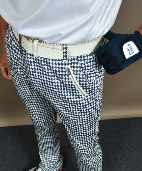 COMONGOLF（コモンゴルフ） ゴルフ 接触冷感 スーパーストレッチ 千鳥
