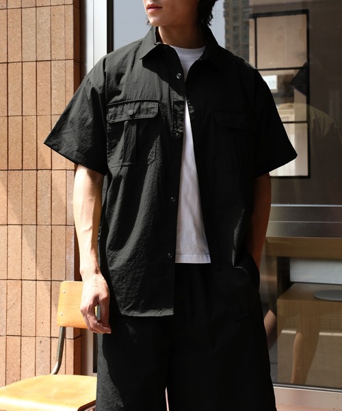 米軍放出品 ナイロンセットアップ Tシャツセット 3点 4．6オンス Tシャツ MS1152－8 ネイビー| 作業服