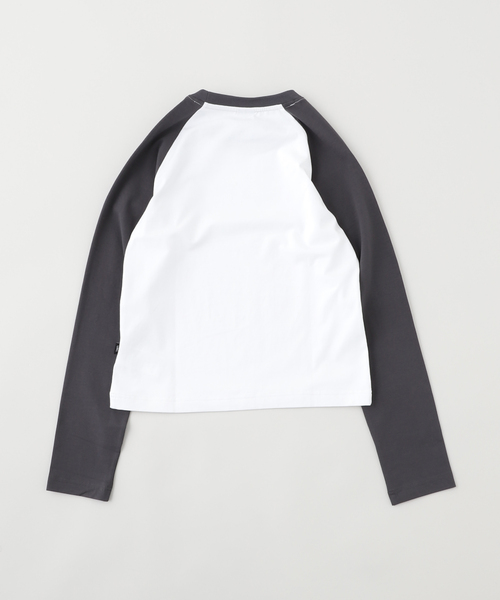 tシャツ LMC / エルエムシーWM GRADATION LETTERING RAGLAN LONG S レディース LMC tシャツ / エルエムシーWM GRADATION LETTERING RAGLAN LONG