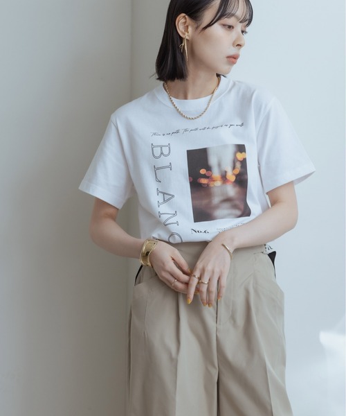 「Eimee Law」 半袖Tシャツ M ホワイト レディース