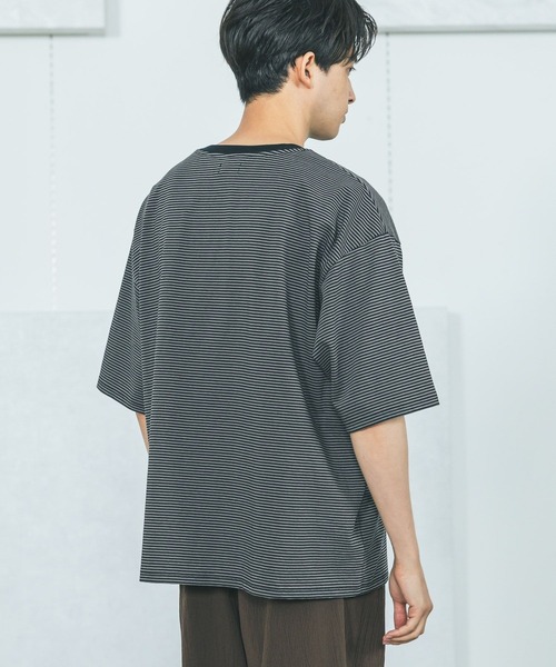 LAKOLE（ラコレ） tシャツ アソートボーダー半袖T / 496436 メンズ