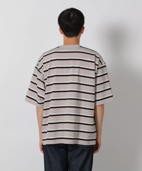 Loro Piana ボーダー 半袖 カットソー イタリア製 LAKOLE（ラコレ） tシャツ アソートボーダー半袖T / 496436 メンズ