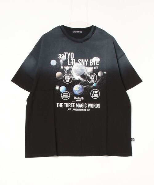 tシャツ 「little sunny bite」cosmic big tee レディース メンズ Little sunny bite tシャツ 「little bite」cosmic big tee