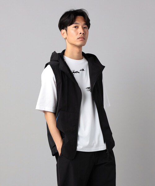 ドレスレイブ　padding hoodie vest(中綿フードベスト) ジレ DRESSLAVE ベスト ジレ padding hoodie vest(中綿フードベスト
