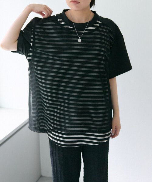 可愛い！ear PAPILLONNER 完売フリル Tシャツ 黒 美品 楽天市場】胸元ギャザーフリルデザインAラインカットソー