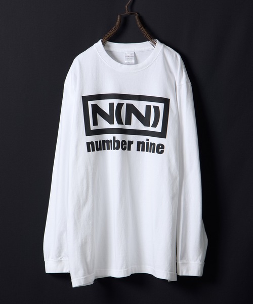 [NUMBER (N)INE] футболка с длинным рукавом 2 белый мужской 