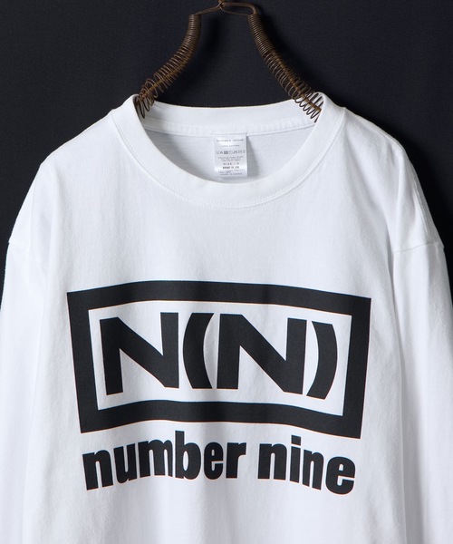[NUMBER (N)INE] футболка с длинным рукавом 2 белый мужской 