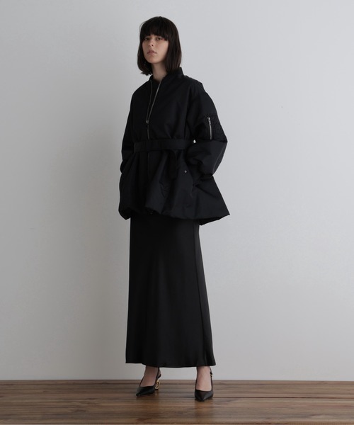 LE PHIL ブルゾン アウター ナイロンウエストベルトパフィー